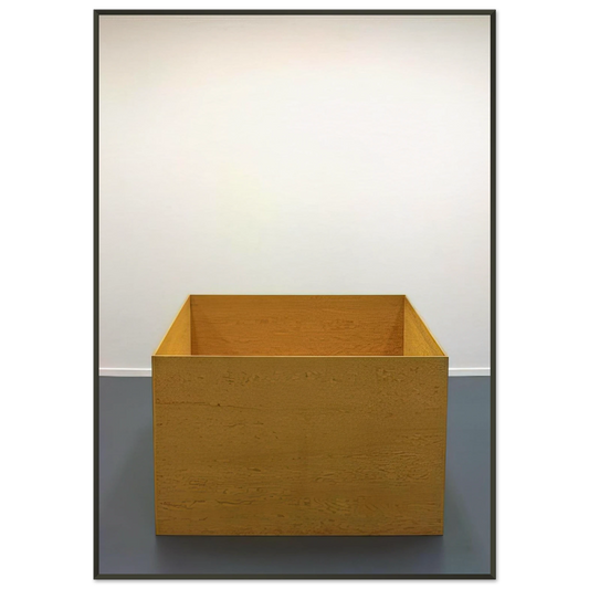 Donald Judd  Untitled  1976 Framed Art Print  - Aluminum Frame - 21x29.7 cm / 8x12"
