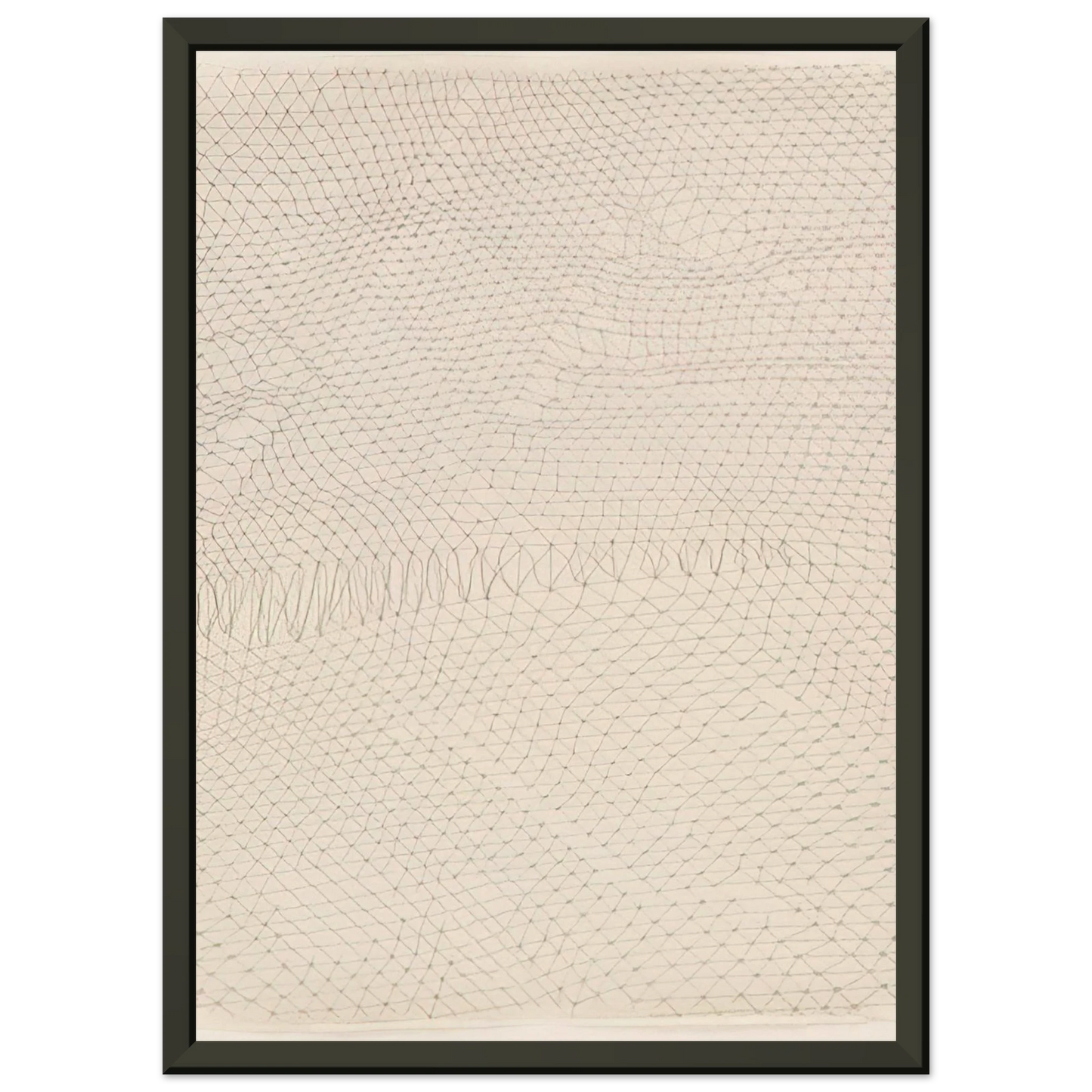 Gego  Untitled  1970 Framed Art Print  - Aluminum Frame - 40x50 cm / 16x20 inches
