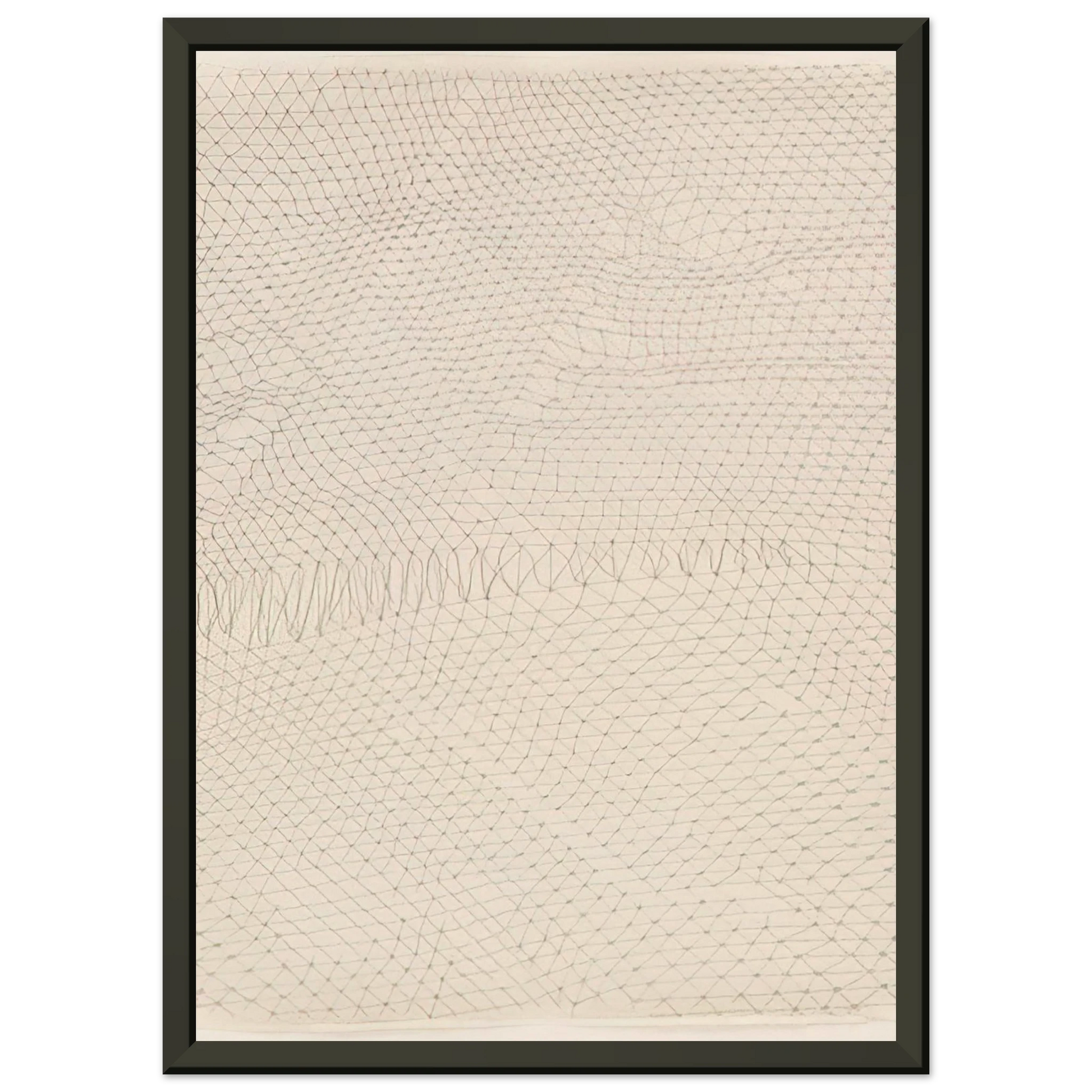 Gego  Untitled  1970 Framed Art Print  - Aluminum Frame - 40x50 cm / 16x20 inches
