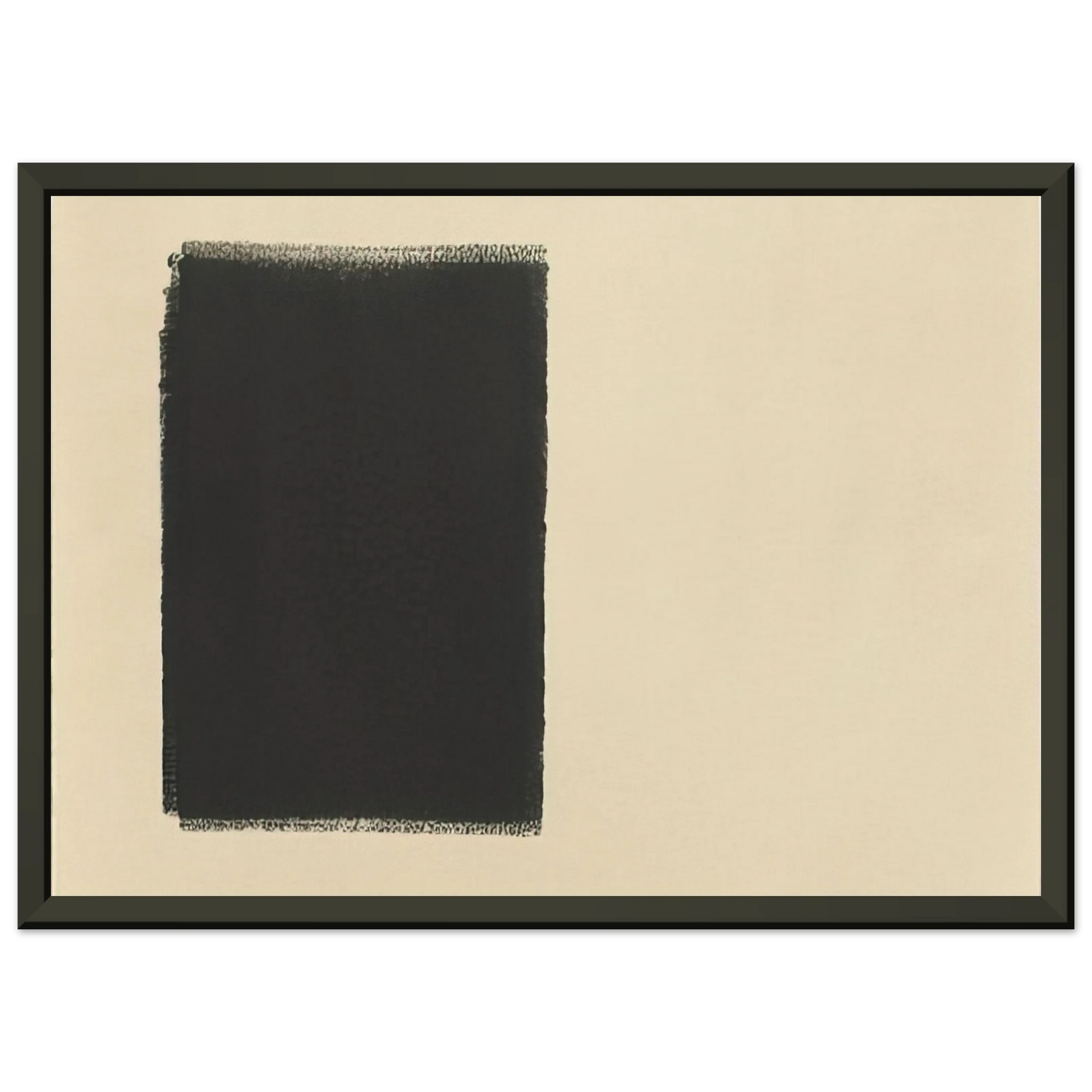 Richard Serra  UNTITLED 14 PART ROLLER DRAWING 1973 Framed Art Print  - Aluminum Frame - 60x80 cm / 24x32 inches
