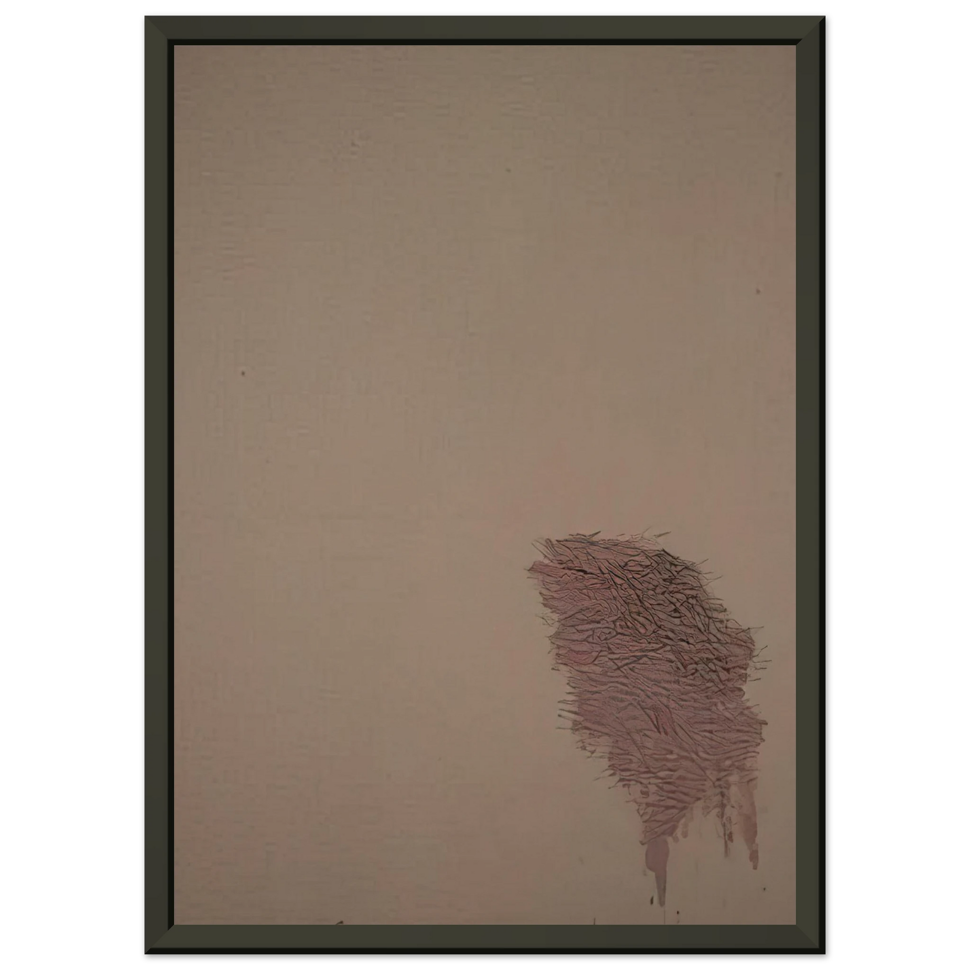 Robert Goodnough  Pink Blend  1972 Framed Art Print  - Aluminum Frame - 70x100 cm / 28x40 inches