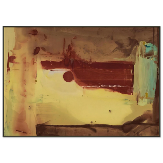 Helen Frankenthaler  Desert Pass  1976 Framed Art Print  - Aluminum Frame - 21x29.7 cm / 8x12"