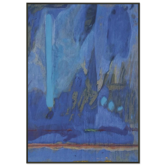 Helen Frankenthaler  Tales of Genji III  1998 Framed Art Print  - Aluminum Frame - 21x29.7 cm / 8x12"