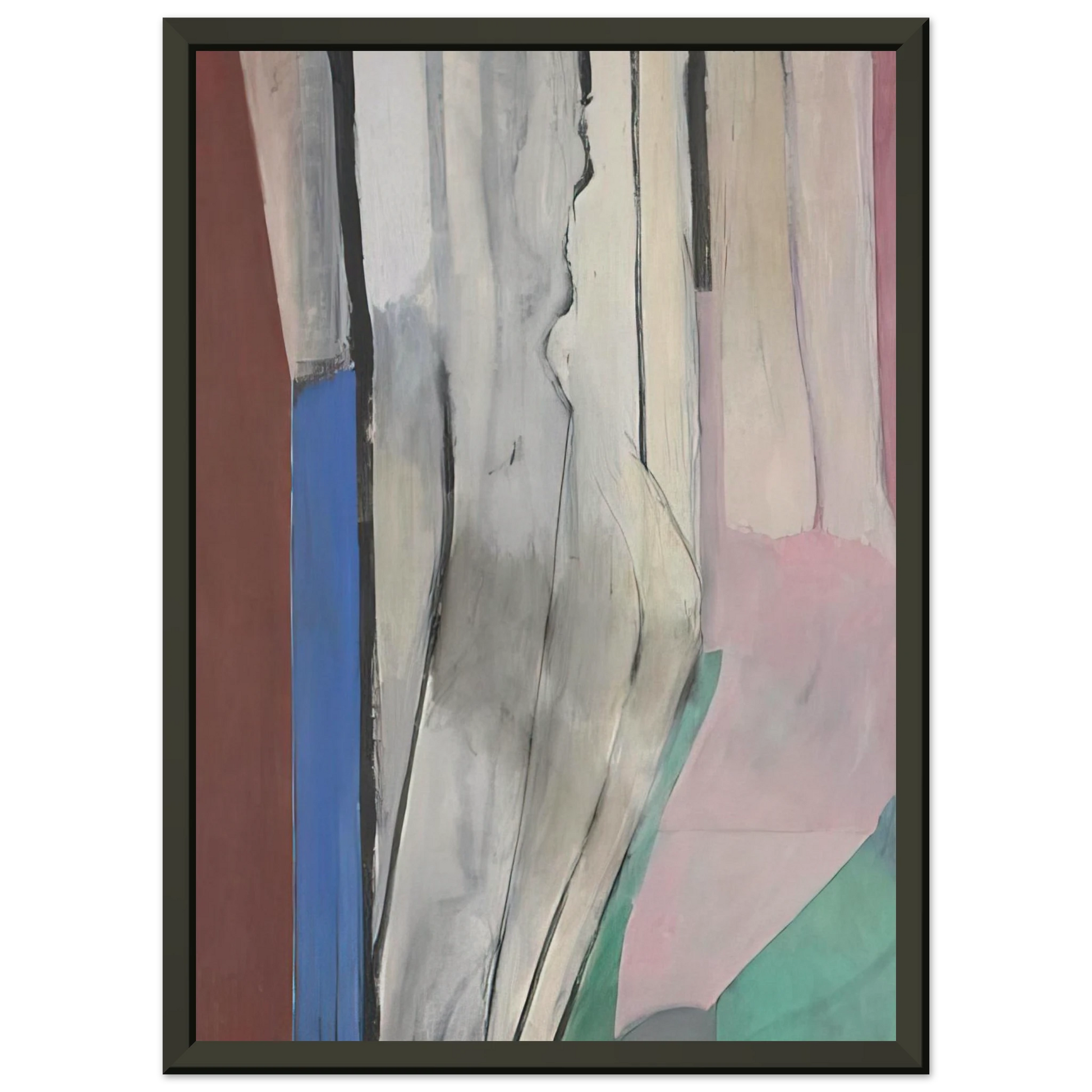 Richard Diebenkorn  Ocean Park 6 Framed Art Print  - Aluminum Frame - 60x80 cm / 24x32 inches