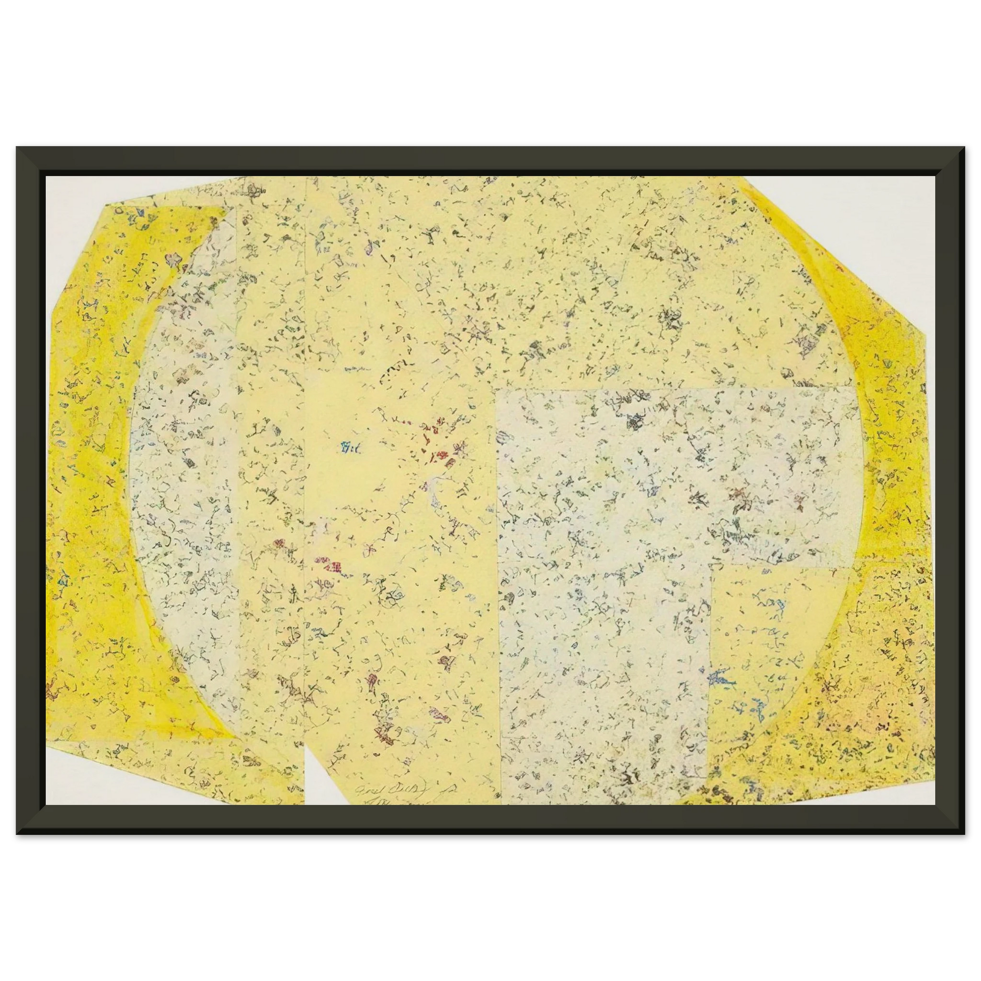 Sam Gilliam  Lattice Framed Art Print  - Aluminum Frame - 60x80 cm / 24x32 inches