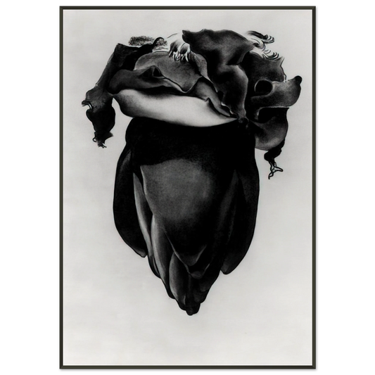 Georgia OKeeffe  Banana Flower Framed Art Print  - Aluminum Frame - 21x29.7 cm / 8x12"