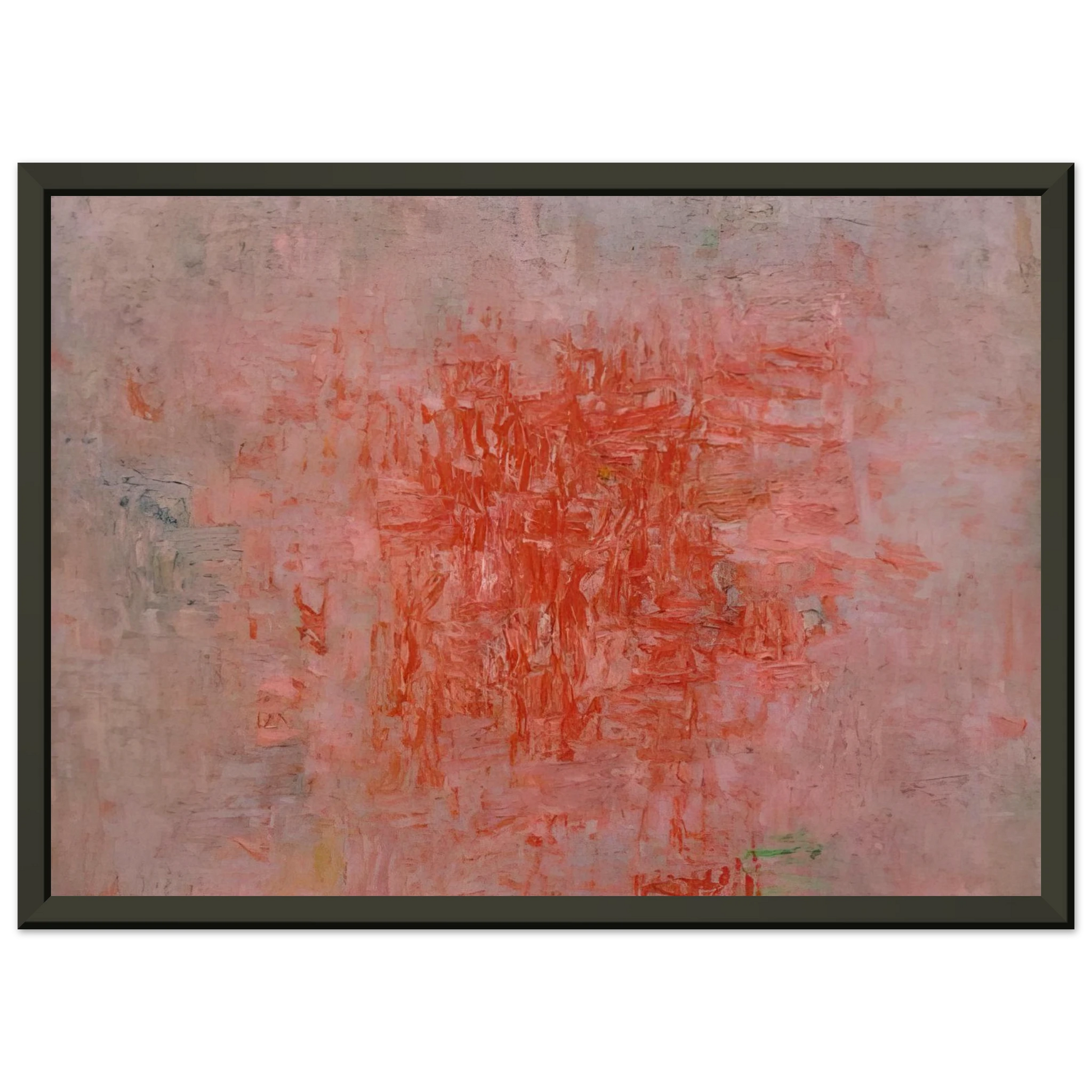 Philip Guston  ZONE Framed Art Print  - Aluminum Frame - 70x100 cm / 28x40 inches