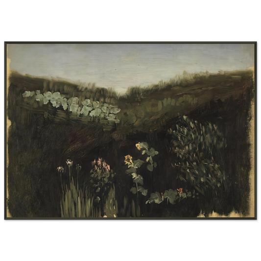 Arkhyp Kuindzhi  Sunflowers Crimea Framed Art Print  - Aluminum Frame - 21x29.7 cm / 8x12"