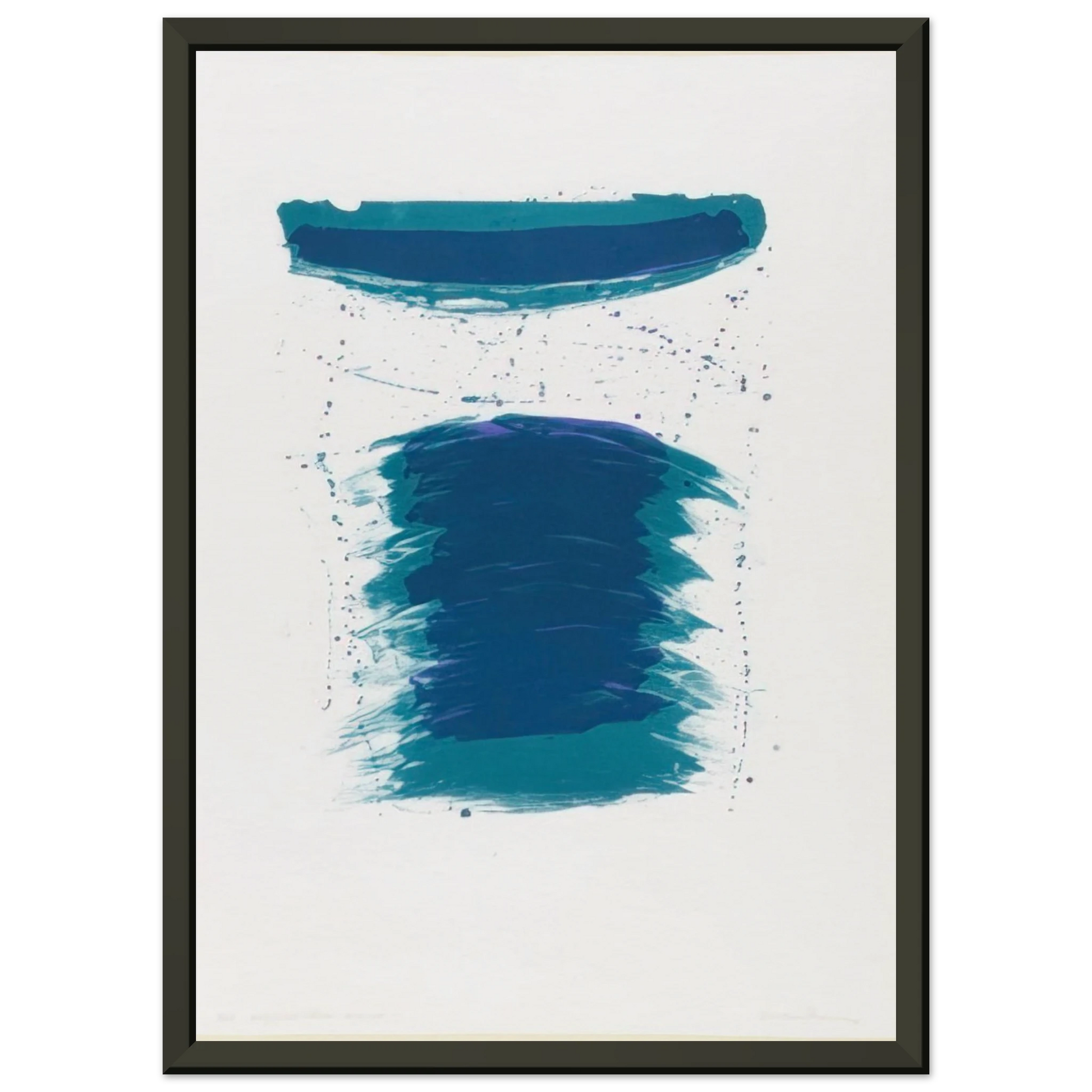 Sam Francis  Very First Stone Framed Art Print  - Aluminum Frame - 70x100 cm / 28x40 inches