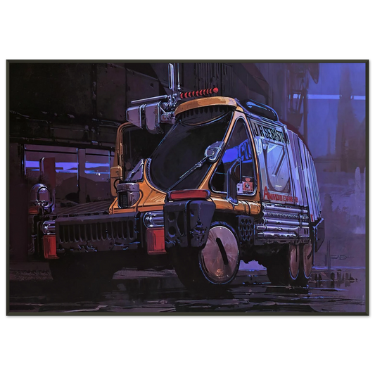 Syd Mead  Syd Mead Framed Art Print  - Aluminum Frame - 21x29.7 cm / 8x12"