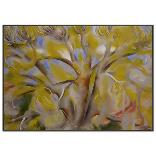 Georgia OKeeffe  Spring Tree No 1 Framed Art Print  - Aluminum Frame - 21x29.7 cm / 8x12"