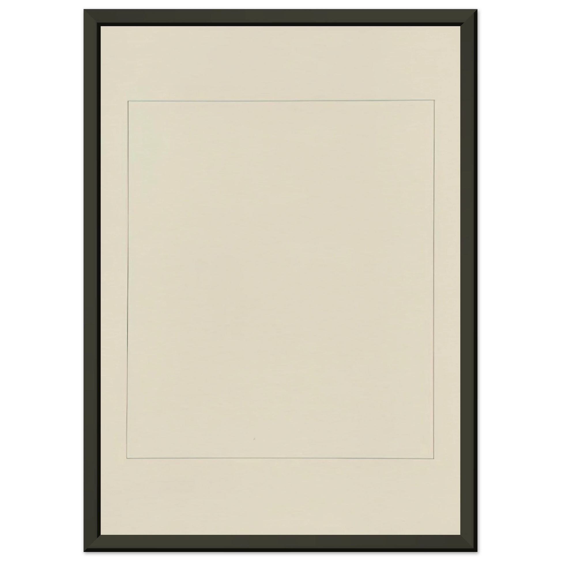 Robert Mangold  104 PERIMETER SERIES Framed Art Print  - Aluminum Frame - 40x50 cm / 16x20 inches