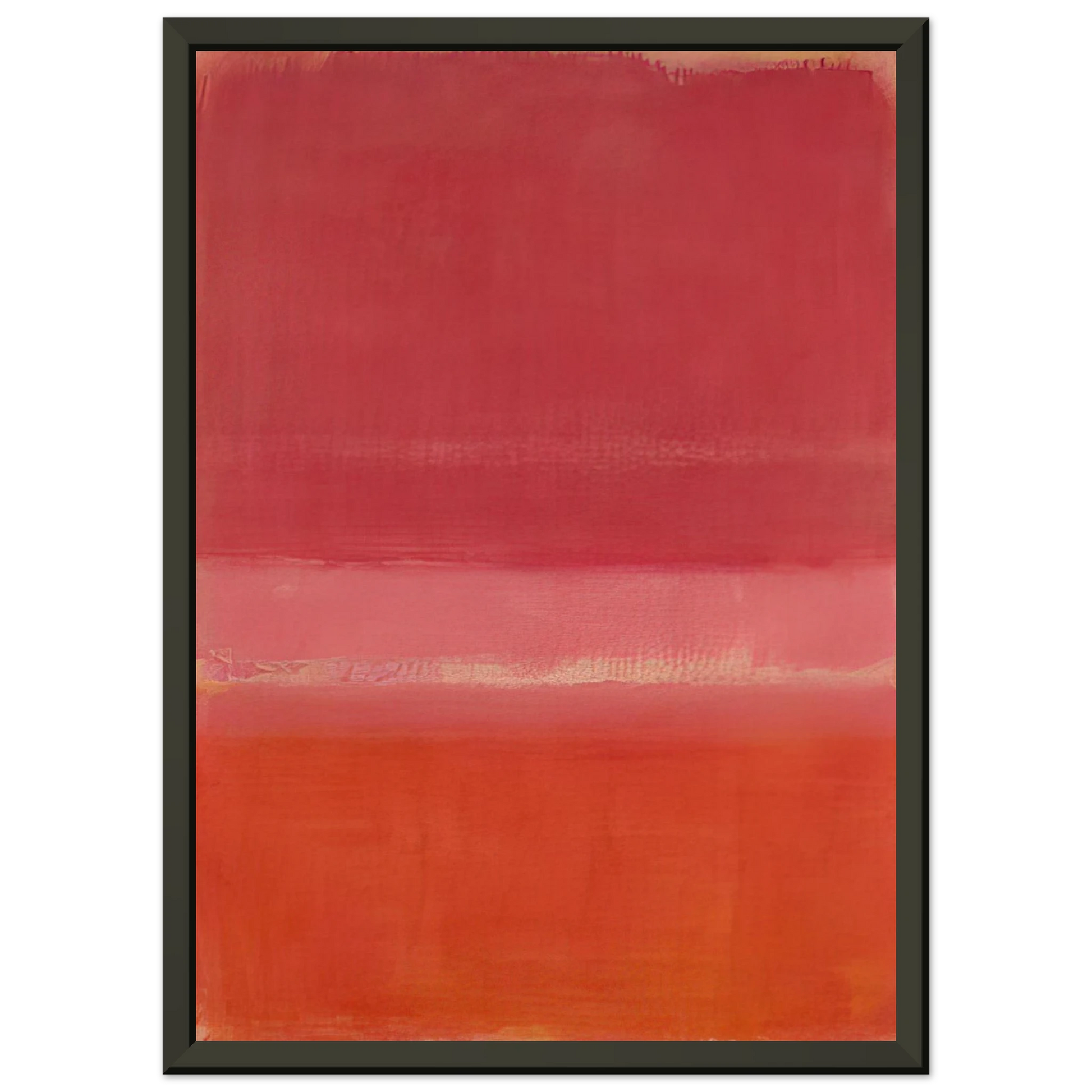 Mark Rothko  Untitled Red  1956 Framed Art Print  - Aluminum Frame - 40x50 cm / 16x20 inches