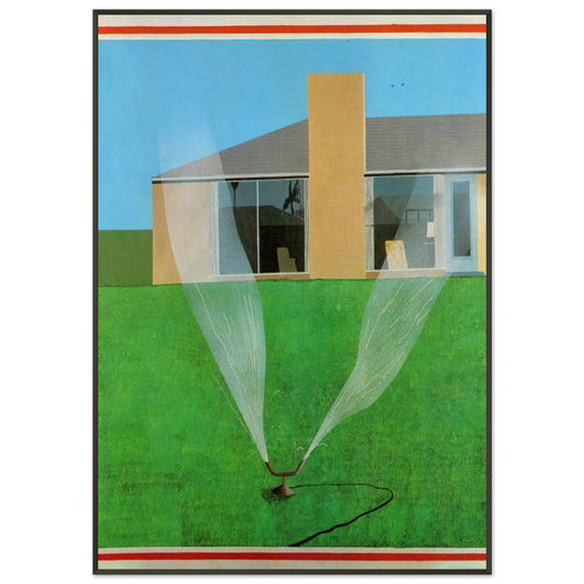 David Hockney  David Hockney Framed Art Print  - Aluminum Frame - 21x29.7 cm / 8x12"