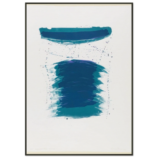 Sam Francis  Very First Stone Framed Art Print  - Aluminum Frame - 21x29.7 cm / 8x12"