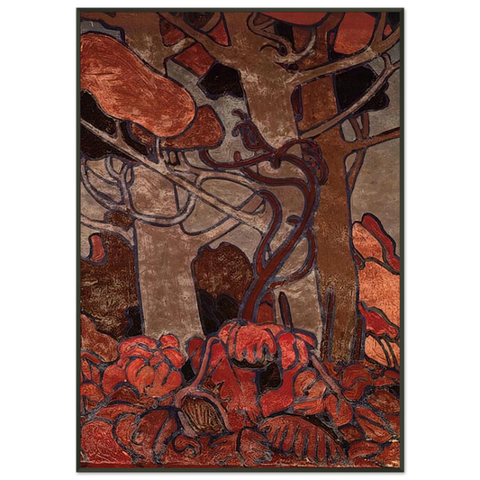 Tom Thomson  FOREST UNDERGROWTH I 1916 Framed Art Print  - Aluminum Frame - 21x29.7 cm / 8x12"