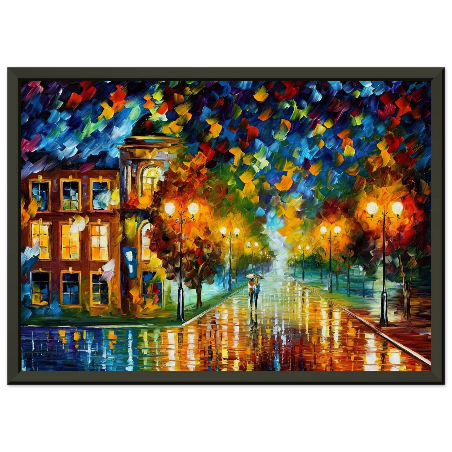 Leonid Afremov  Leonid Afremov Framed Art Print  - Aluminum Frame - 70x100 cm / 28x40 inches