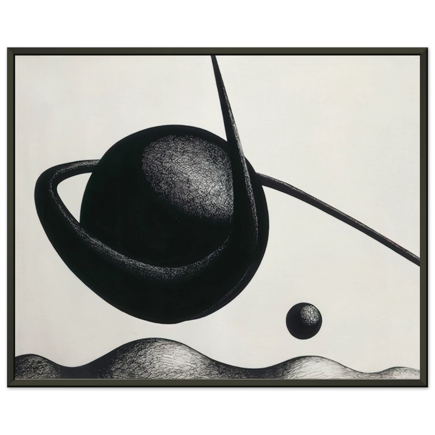 Alexander Calder  THE PLANET 1933 Framed Art Print  - Aluminum Frame - 70x100 cm / 28x40 inches