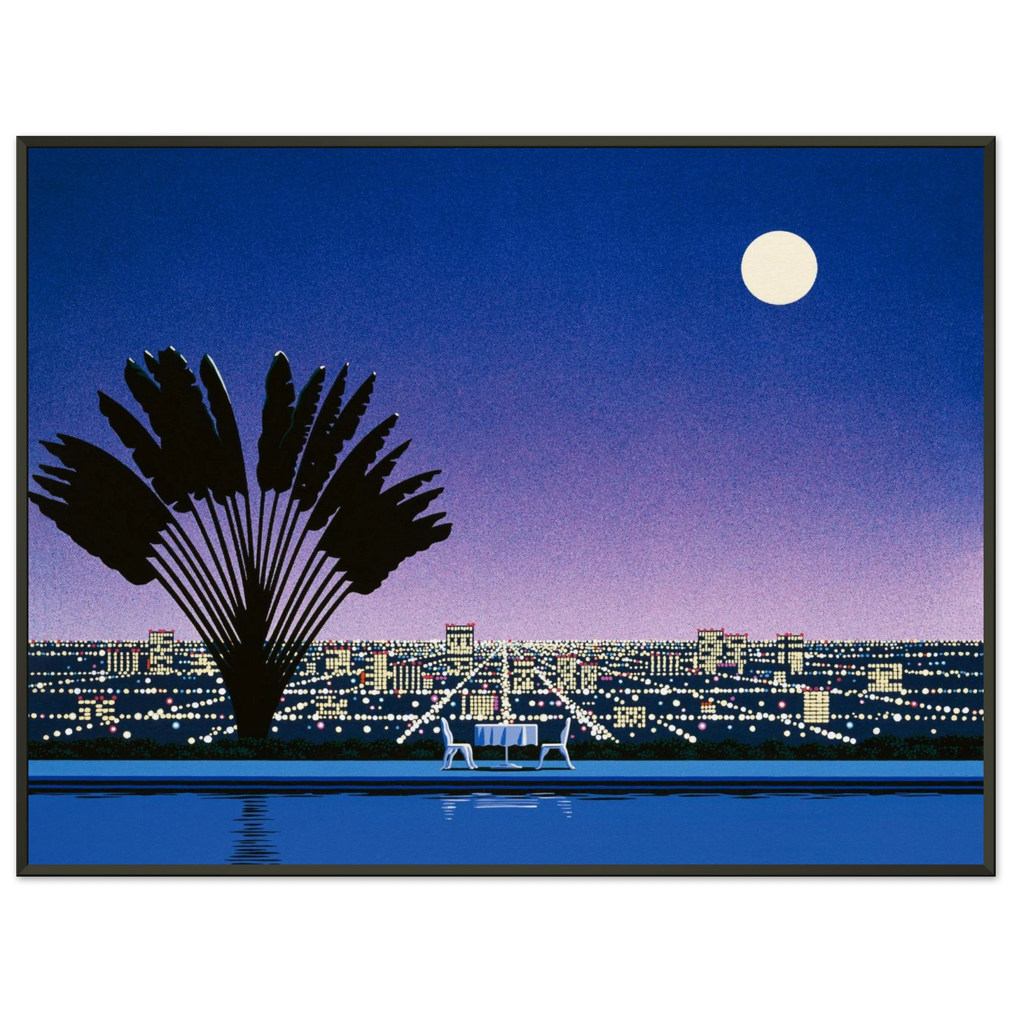 Hiroshi Nagai  Onra  Nobody Has To Know Framed Art Print  - Aluminum Frame - 40x50 cm / 16x20 inches