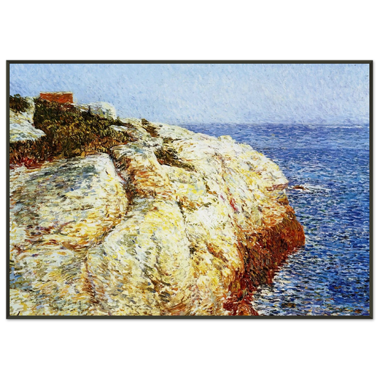 Childe Hassam  Northeast Headlands Appledore Framed Art Print  - Aluminum Frame - 21x29.7 cm / 8x12"