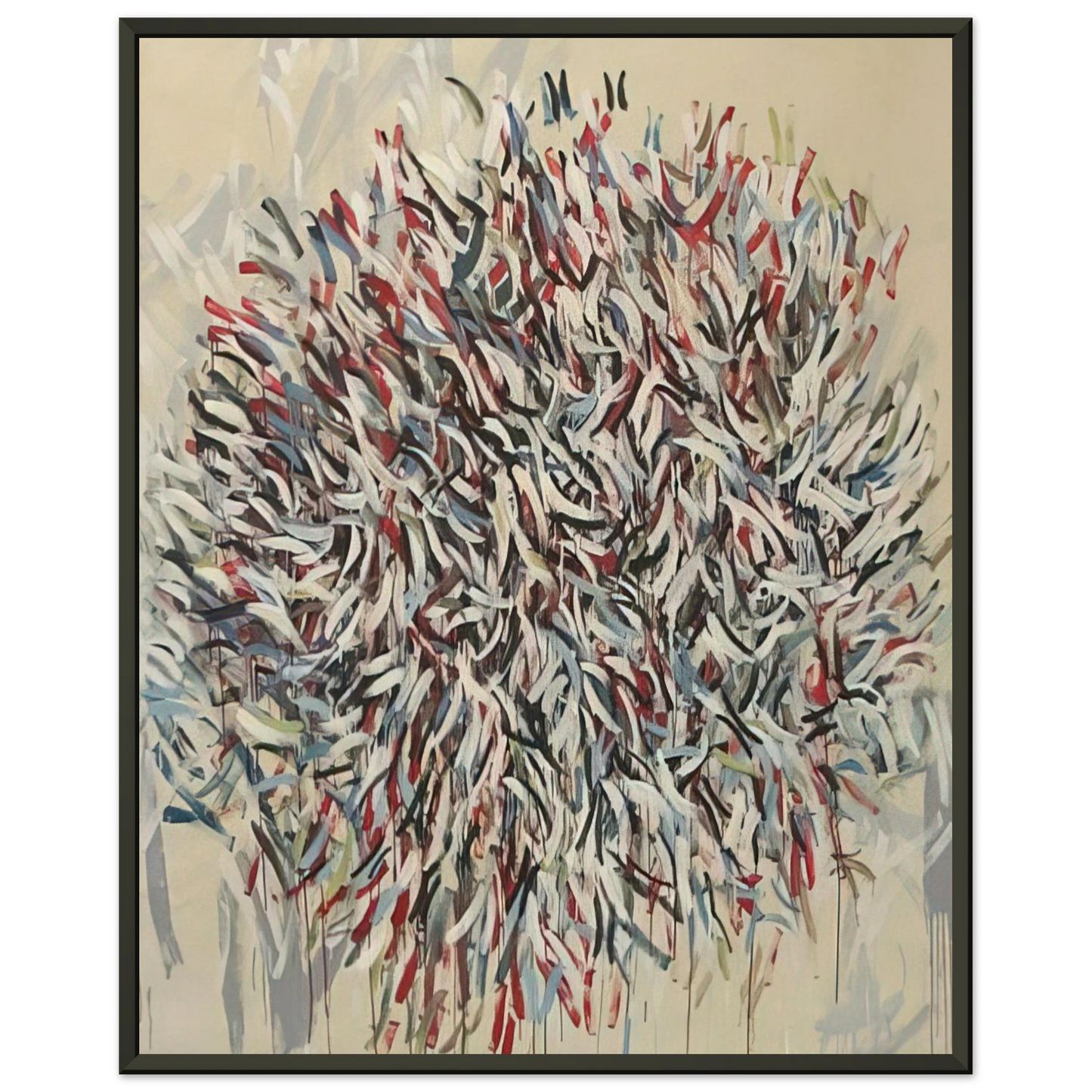 Robert Goodnough  Abstract 2  1982 Framed Art Print  - Aluminum Frame - 60x80 cm / 24x32 inches