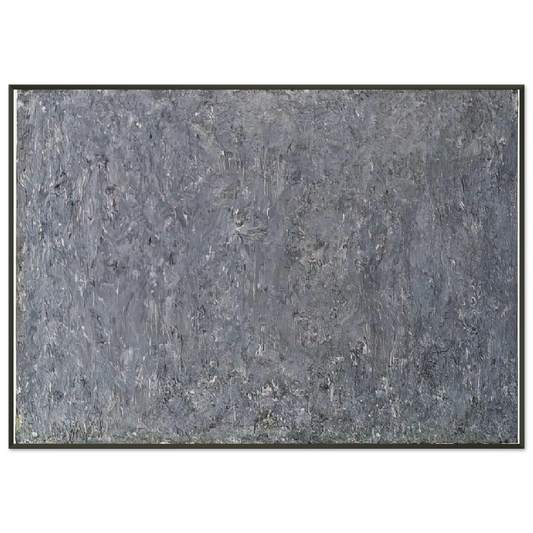 Milton Resnick  UNTITLED 1988 Framed Art Print  - Aluminum Frame - 21x29.7 cm / 8x12"