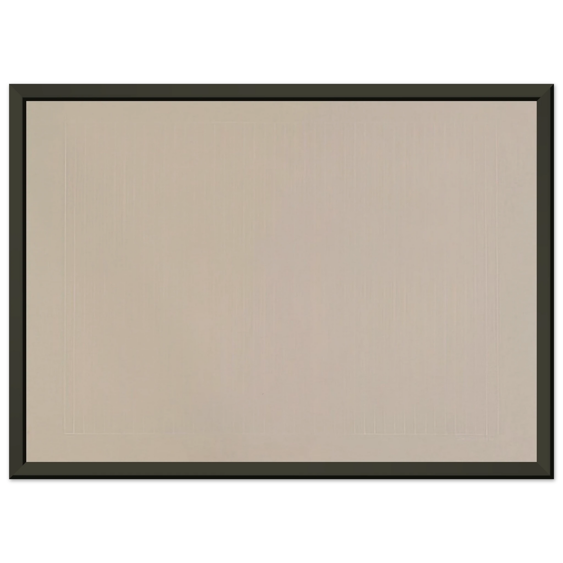 Gene Davis  Untitled  1972 Framed Art Print  - Aluminum Frame - 60x80 cm / 24x32 inches