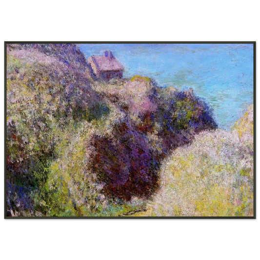 claude monet  The Gorge at Varengeville Late Afternoon Framed Art Print  - Aluminum Frame - 21x29.7 cm / 8x12"