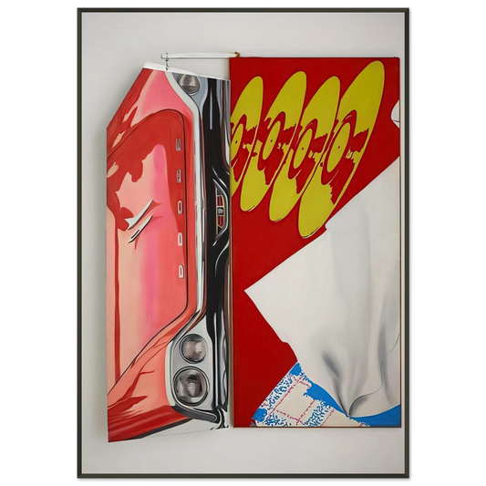 James Rosenquist  Disks Framed Art Print  - Aluminum Frame - 21x29.7 cm / 8x12"