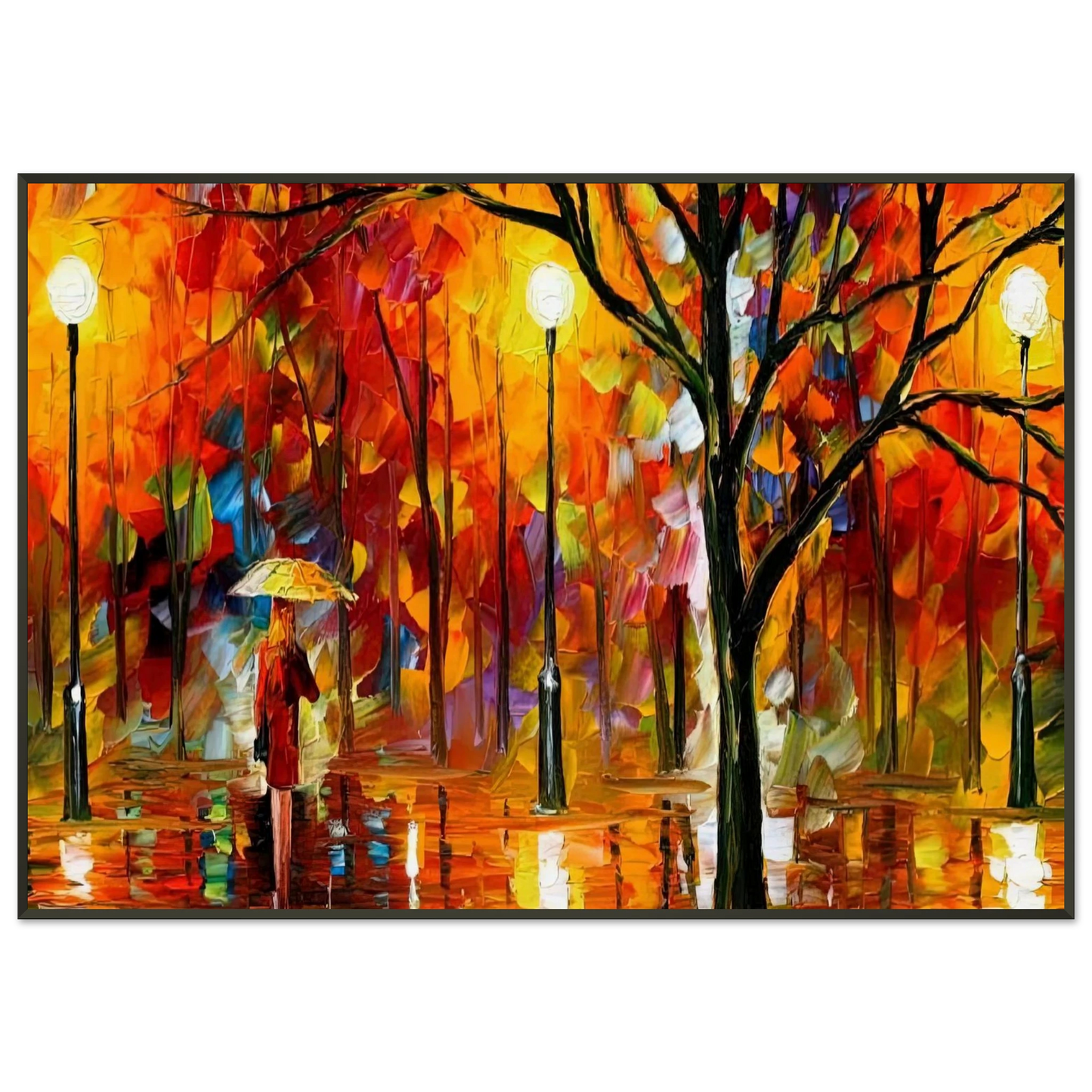 Leonid Afremov  Leonid Afremov Framed Art Print  - Aluminum Frame - 21x29.7 cm / 8x12"