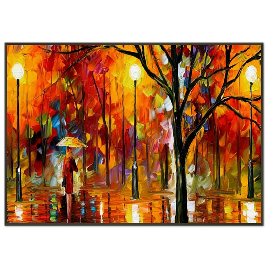 Leonid Afremov  Leonid Afremov Framed Art Print  - Aluminum Frame - 21x29.7 cm / 8x12"