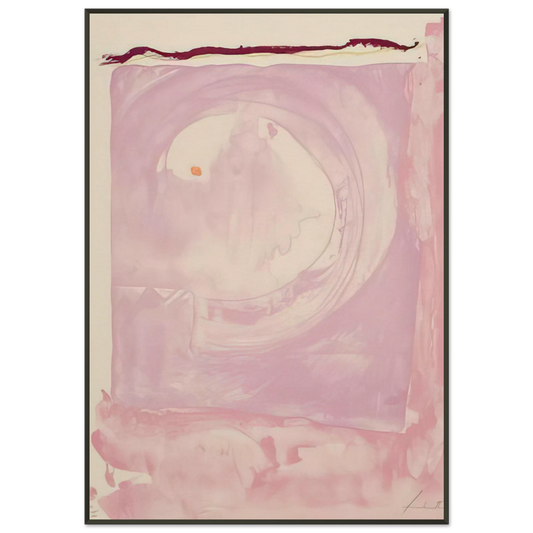 Helen Frankenthaler  Reflections IX  1995 Framed Art Print  - Aluminum Frame - 21x29.7 cm / 8x12"