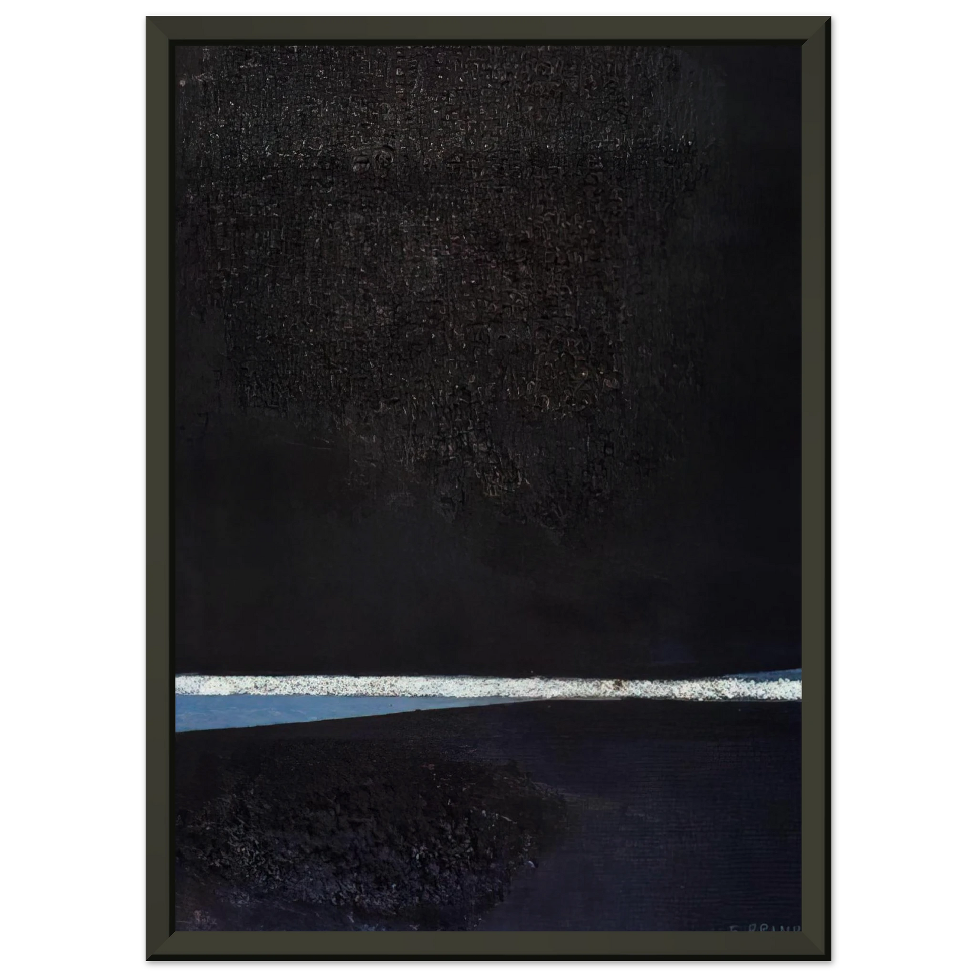 Enrico Prampolini  ASTRAZIONE PLASTICA X 1955 Framed Art Print  - Aluminum Frame - 40x50 cm / 16x20 inches