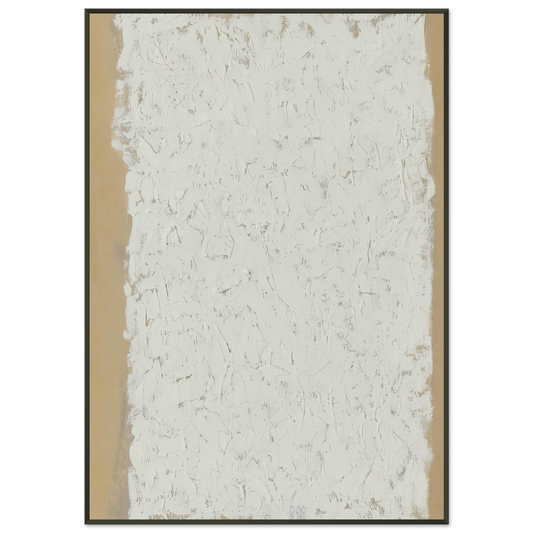 Robert Ryman  Enter Framed Art Print  - Aluminum Frame - 21x29.7 cm / 8x12"
