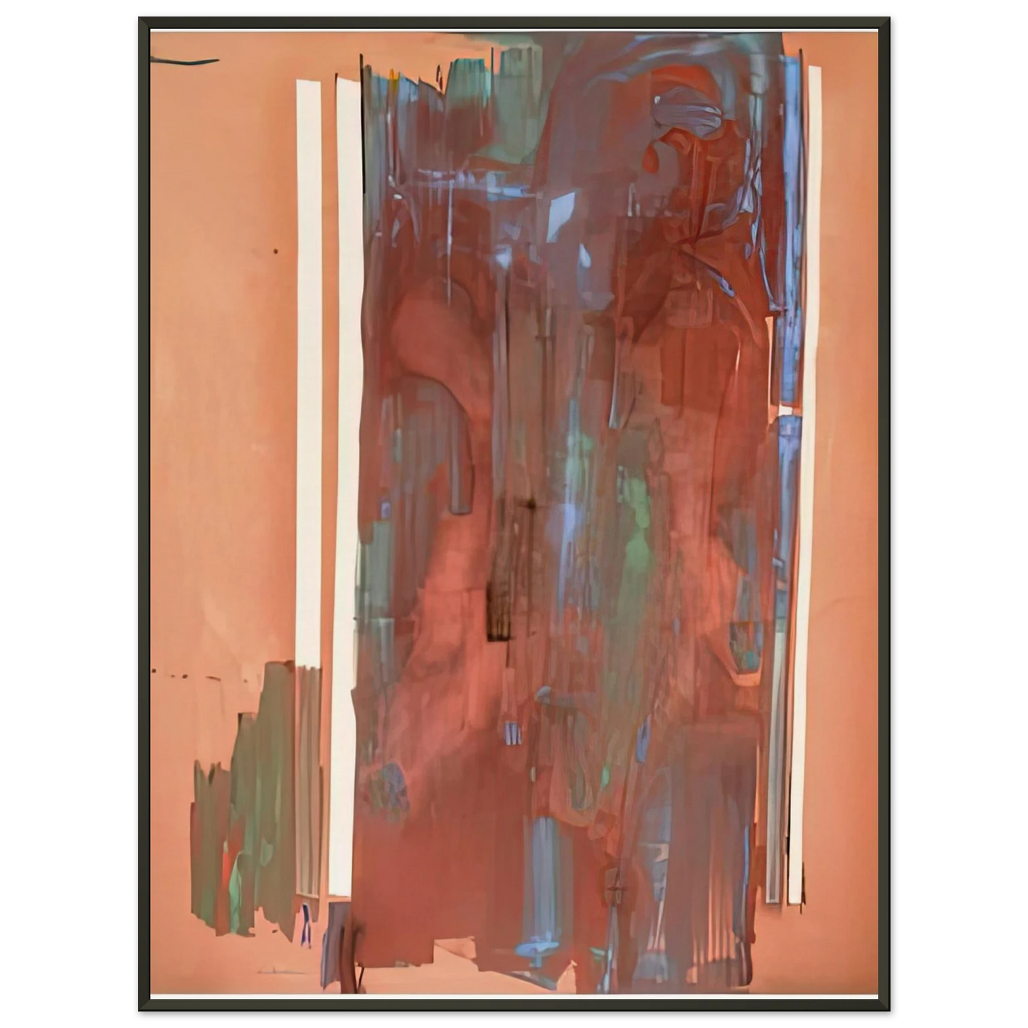 Helen Frankenthaler  Plexus 1976 Framed Art Print  - Aluminum Frame - 70x100 cm / 28x40 inches