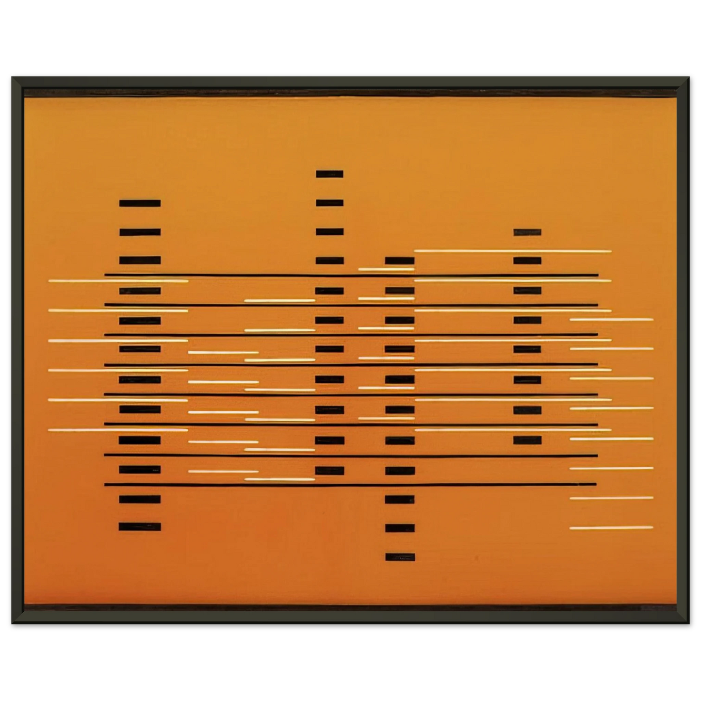 Josef Albers  FRONTAL 1927 Framed Art Print  - Aluminum Frame - 70x100 cm / 28x40 inches