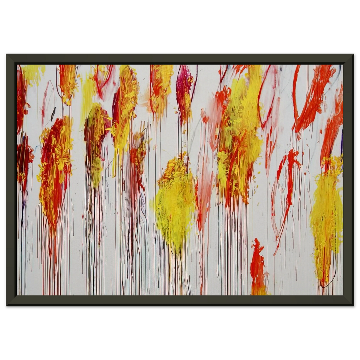 Cy Twombly  Lepanto Part XII Framed Art Print  - Aluminum Frame - 40x50 cm / 16x20 inches