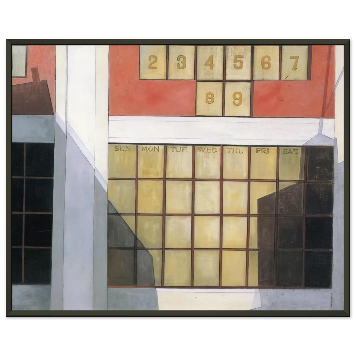 Charles Demuth  Business  1921 Framed Art Print  - Aluminum Frame - 40x50 cm / 16x20 inches