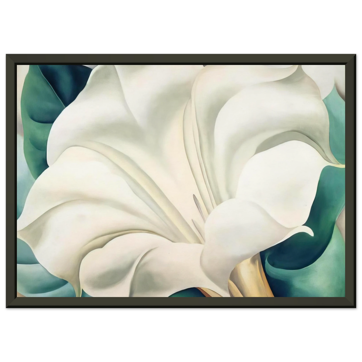 Georgia OKeeffe  Jimson Weed 2 Framed Art Print  - Aluminum Frame - 60x80 cm / 24x32 inches