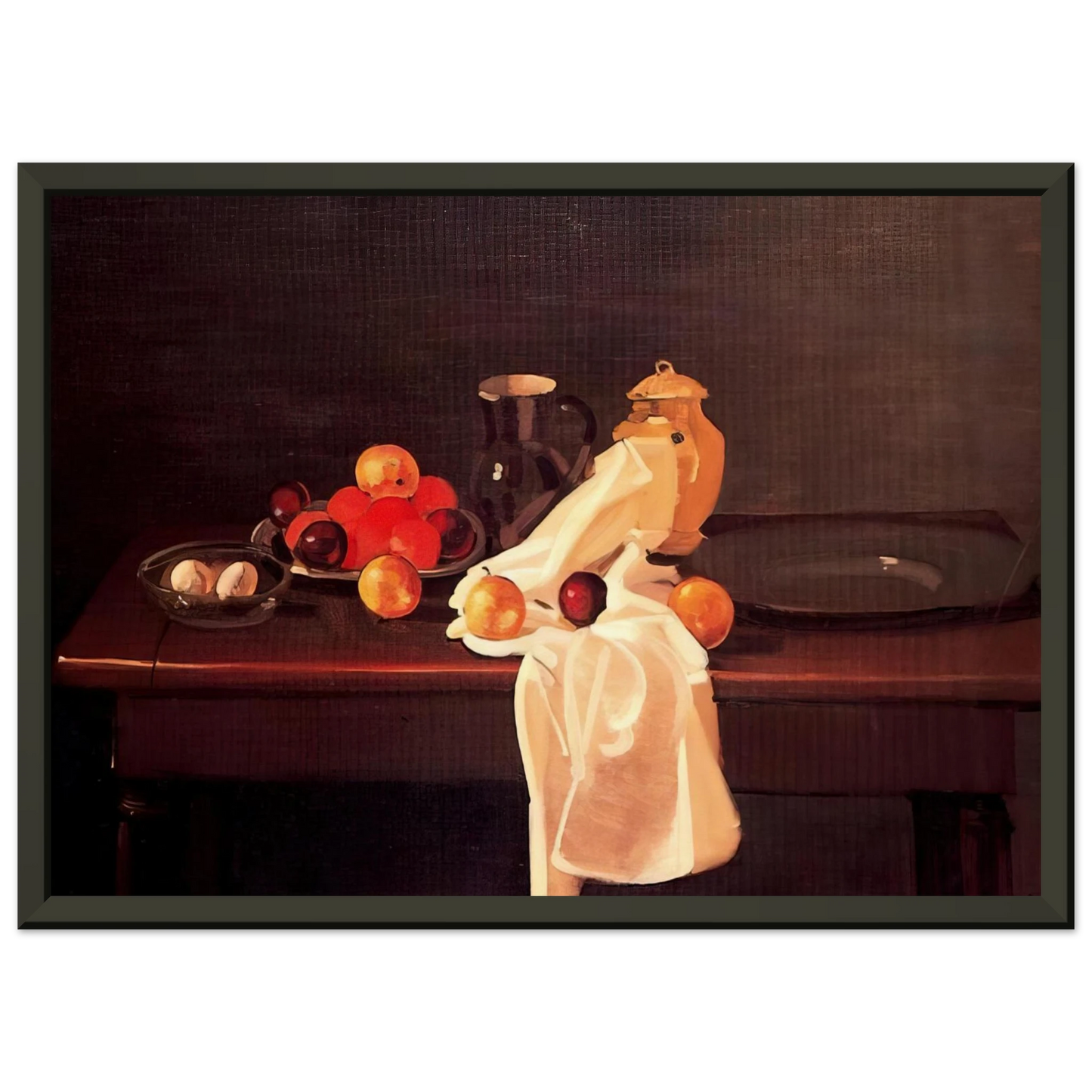Andre Derain  STILL LIFE WITH ORANGES 1931 Framed Art Print  - Aluminum Frame - 70x100 cm / 28x40 inches