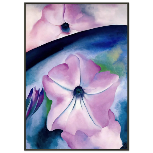 Georgia OKeeffe  Petunia II Framed Art Print  - Aluminum Frame - 21x29.7 cm / 8x12"