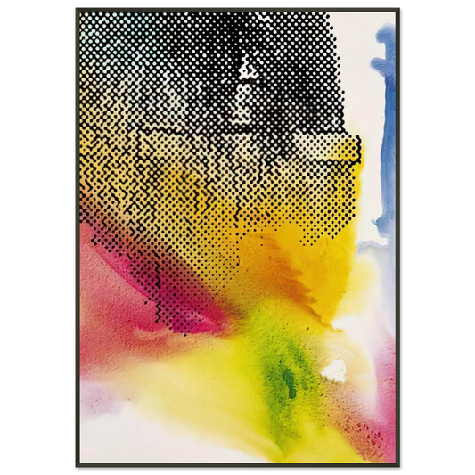 Sigmar Polke  THE PLANT Framed Art Print  - Aluminum Frame - 21x29.7 cm / 8x12"