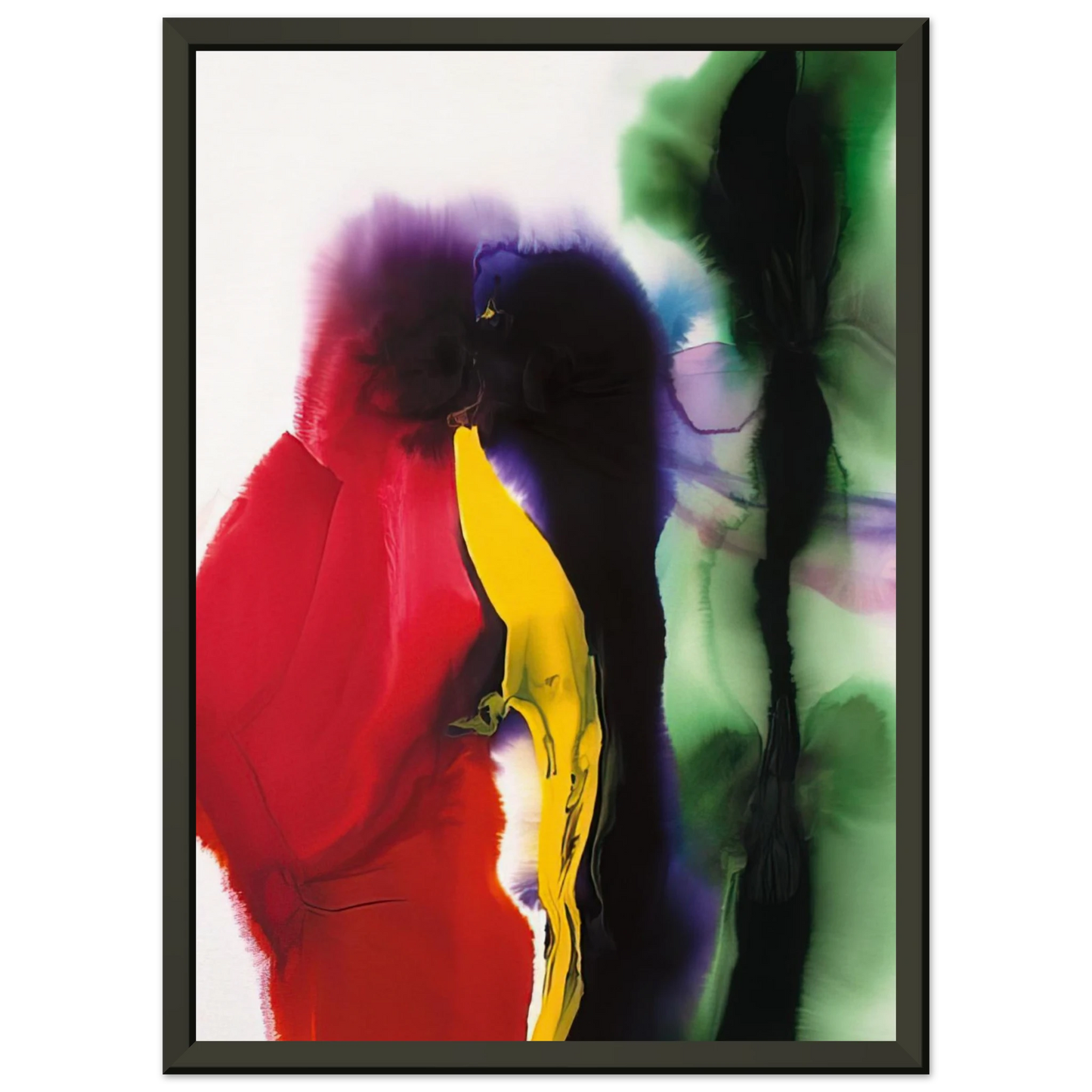 Paul Jenkins  Phenomena Wind Arch  2009 Framed Art Print  - Aluminum Frame - 40x50 cm / 16x20 inches