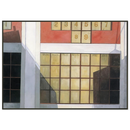 Charles Demuth  Business  1921 Framed Art Print  - Aluminum Frame - 21x29.7 cm / 8x12"
