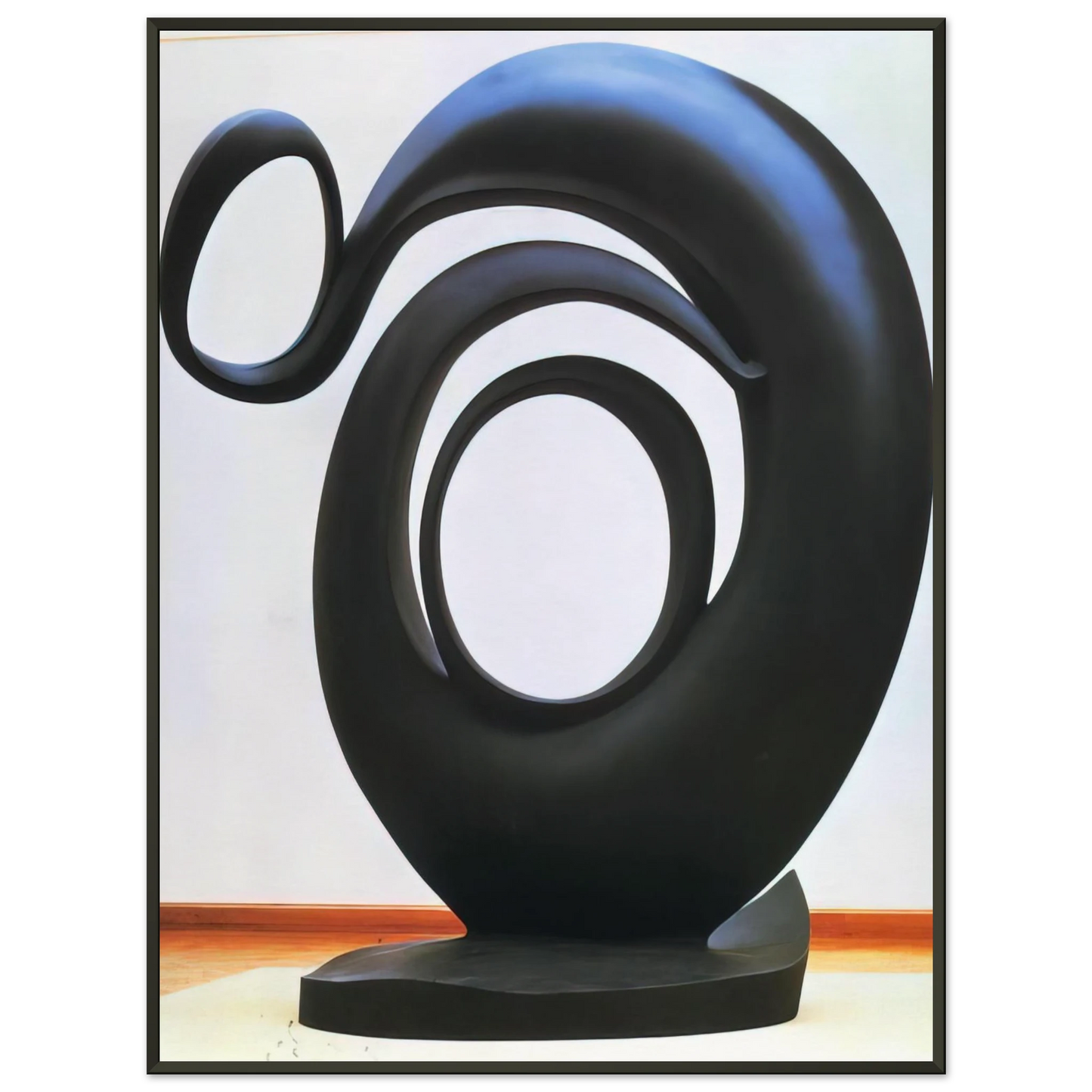 Georgia OKeeffe  Abstraction Framed Art Print  - Aluminum Frame - 40x50 cm / 16x20 inches