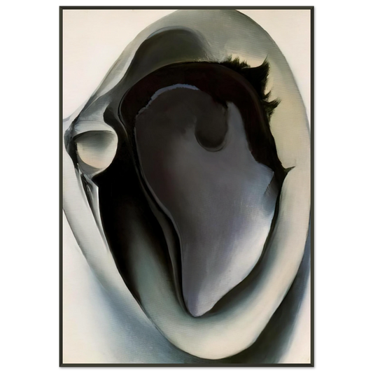 Georgia OKeeffe  Clam and mussel Framed Art Print  - Aluminum Frame - 21x29.7 cm / 8x12"