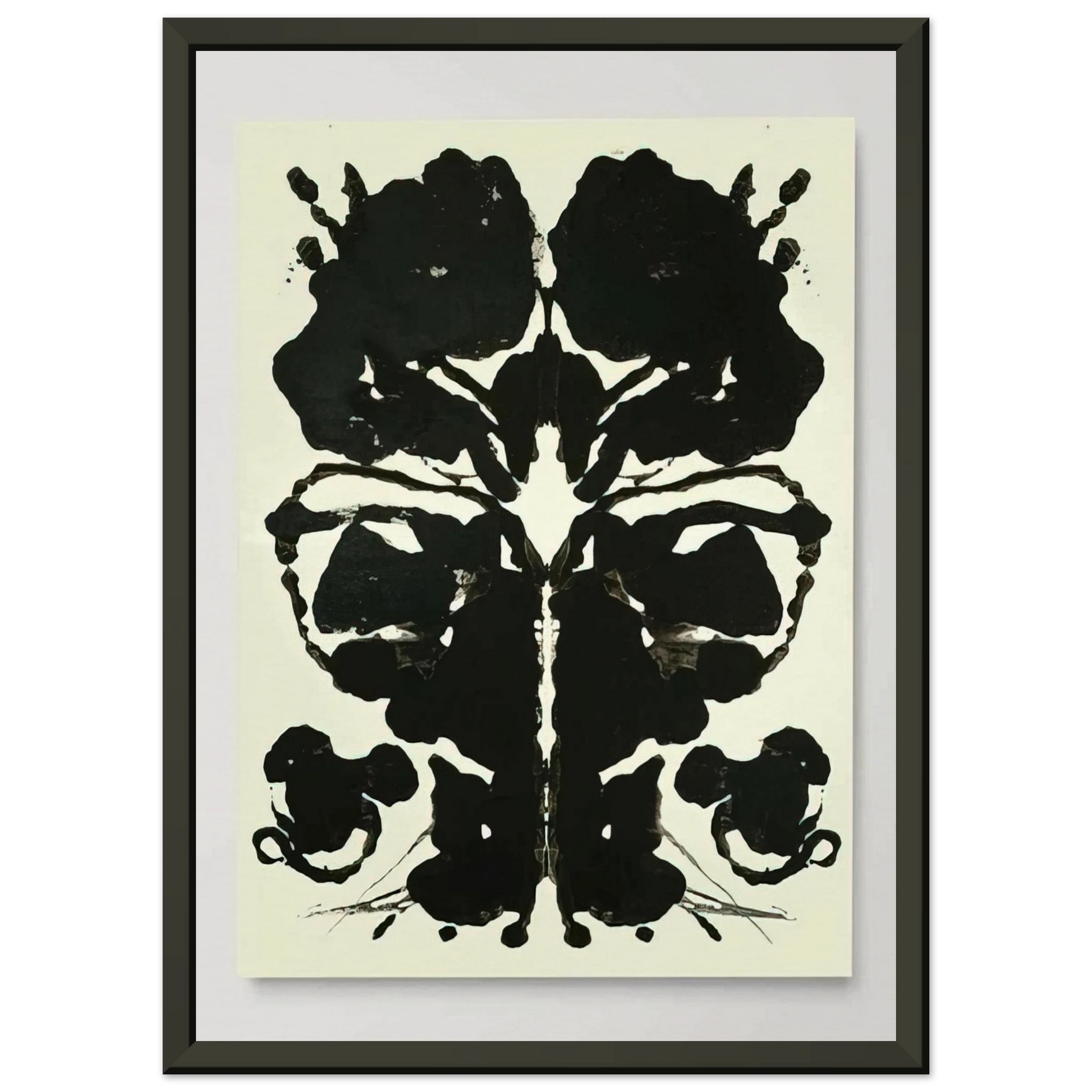 Andy Warhol  Rorschach Framed Art Print  - Aluminum Frame - 60x80 cm / 24x32 inches