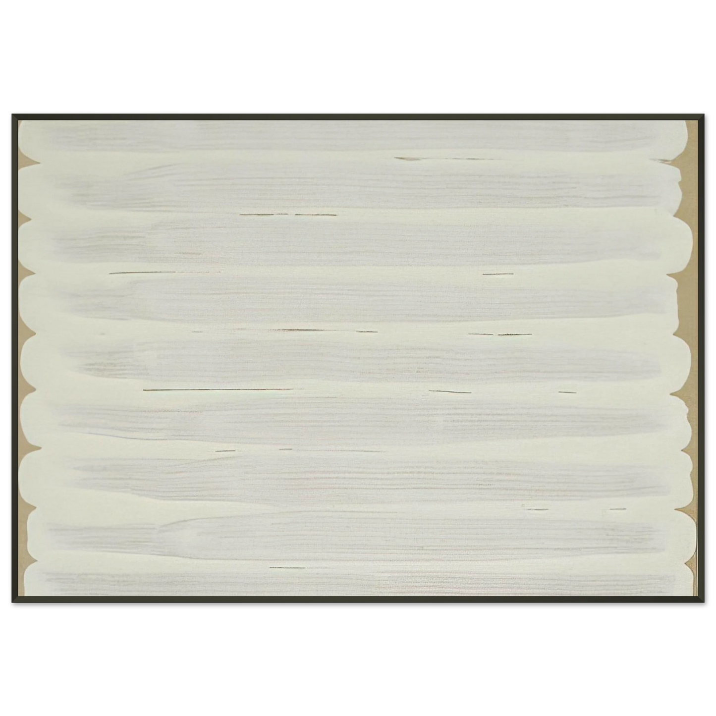 Robert Ryman  Untitled  1965 Framed Art Print  - Aluminum Frame - 21x29.7 cm / 8x12"