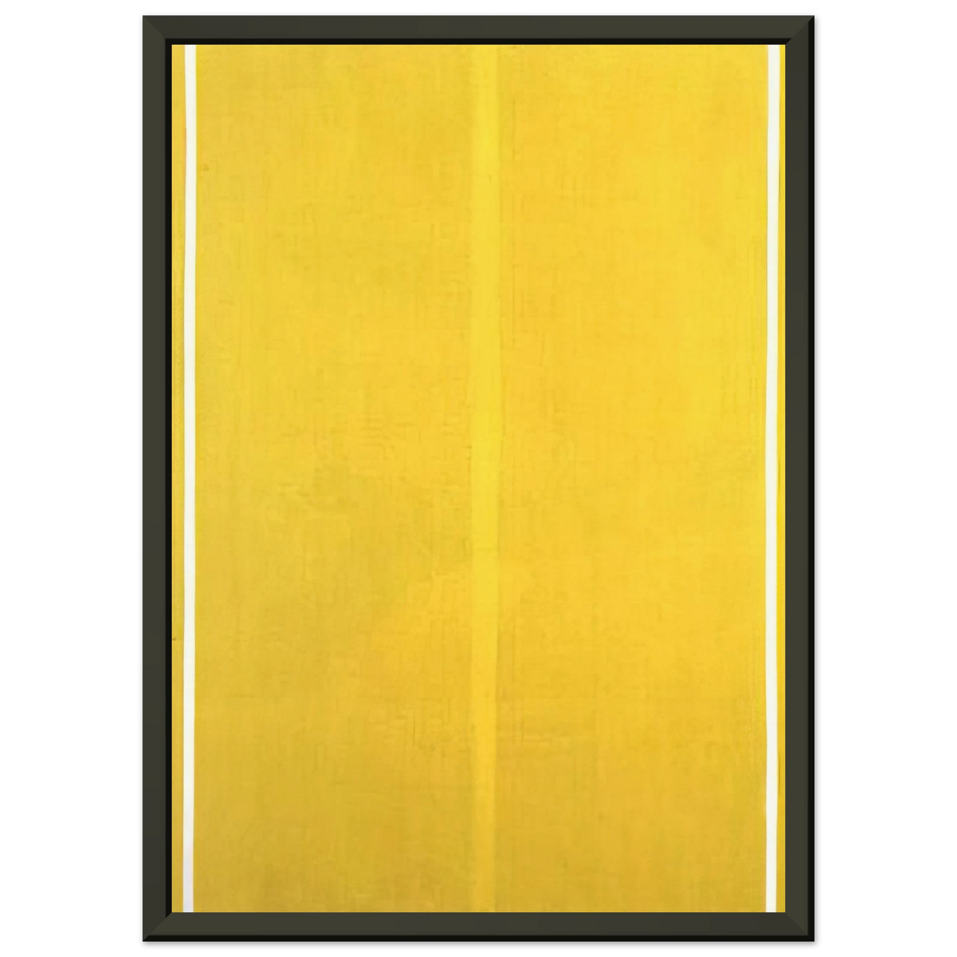 Barnett Newman  Yellow Painting Framed Art Print  - Aluminum Frame - 60x80 cm / 24x32 inches