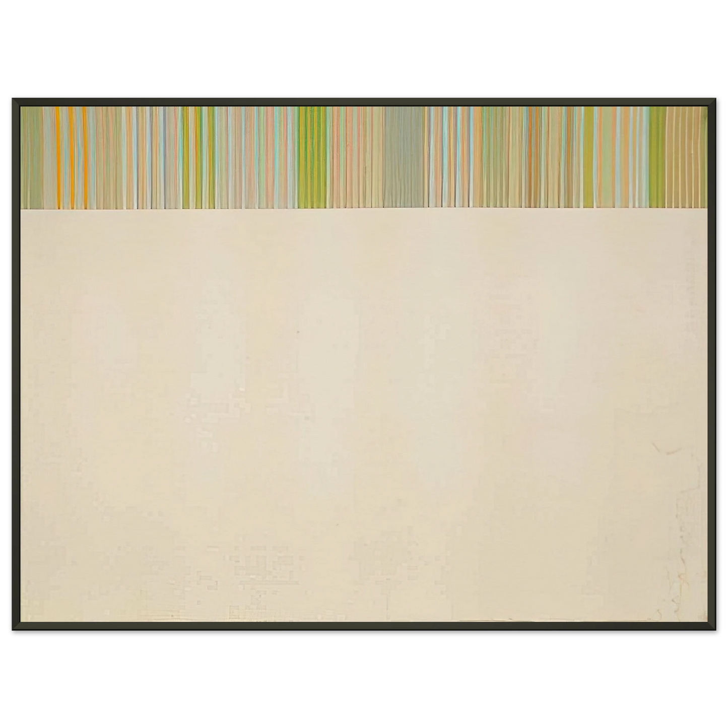 Gene Davis  Treble  1975 Framed Art Print  - Aluminum Frame - 70x100 cm / 28x40 inches